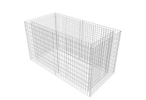 Gabion plantenbak verhoogd 180x90x100 cm staal met 35% korting
