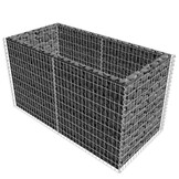 Gabion plantenbak verhoogd 180x90x100 cm staal met 35% korting