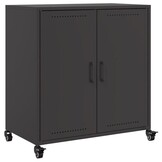 vidaXL Dressoir Zwart Staal - 35% Korting