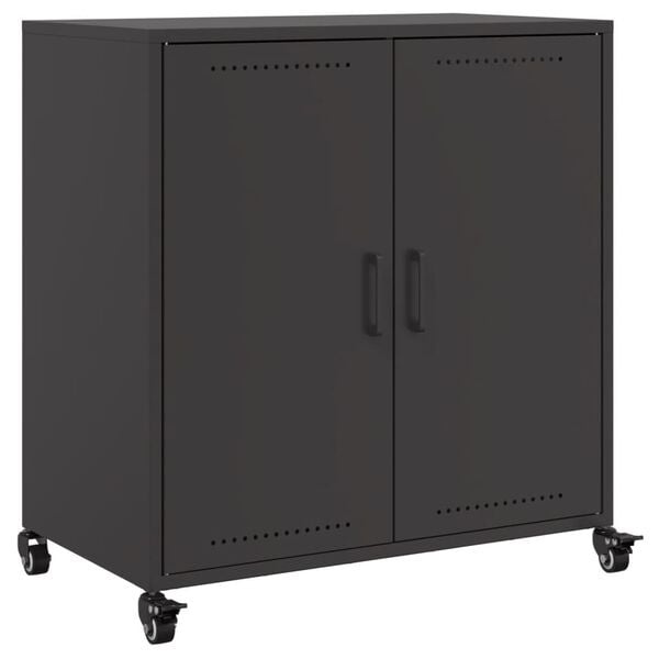 vidaXL Dressoir Zwart Staal - 35% Korting