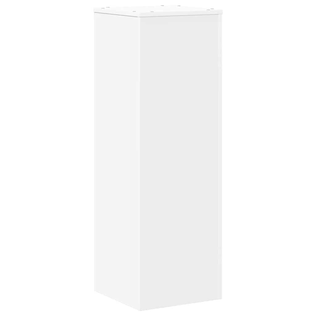 Plantenstandaard 33x33x100 cm Bewerkt Hout Wit - 34% Korting