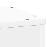 Plantenstandaard 33x33x100 cm Bewerkt Hout Wit - 34% Korting