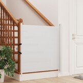 Uittrekbaar Huisdierenhek 117,5x125 cm Wit - 34% Korting!