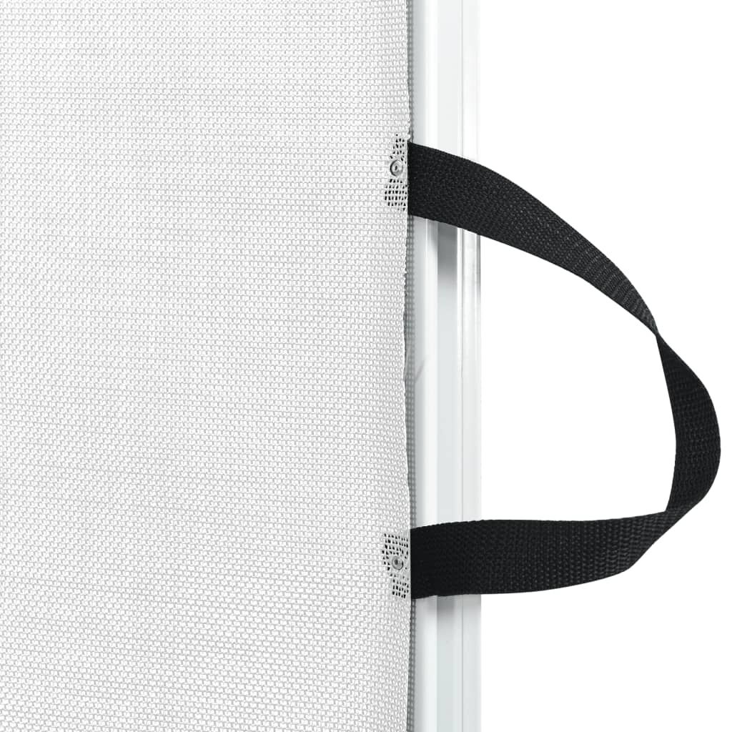 Uittrekbaar Huisdierenhek 117,5x125 cm Wit - 34% Korting!