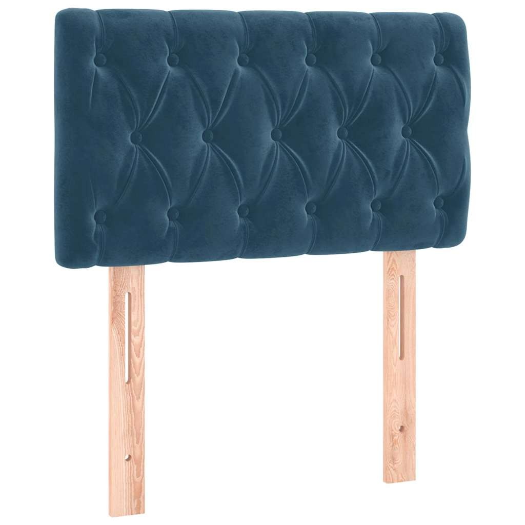 Hoofdbord Donkerblauw Fluweel 80x7x78/88 cm - 34% Korting