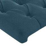 Hoofdbord Donkerblauw Fluweel 80x7x78/88 cm - 34% Korting