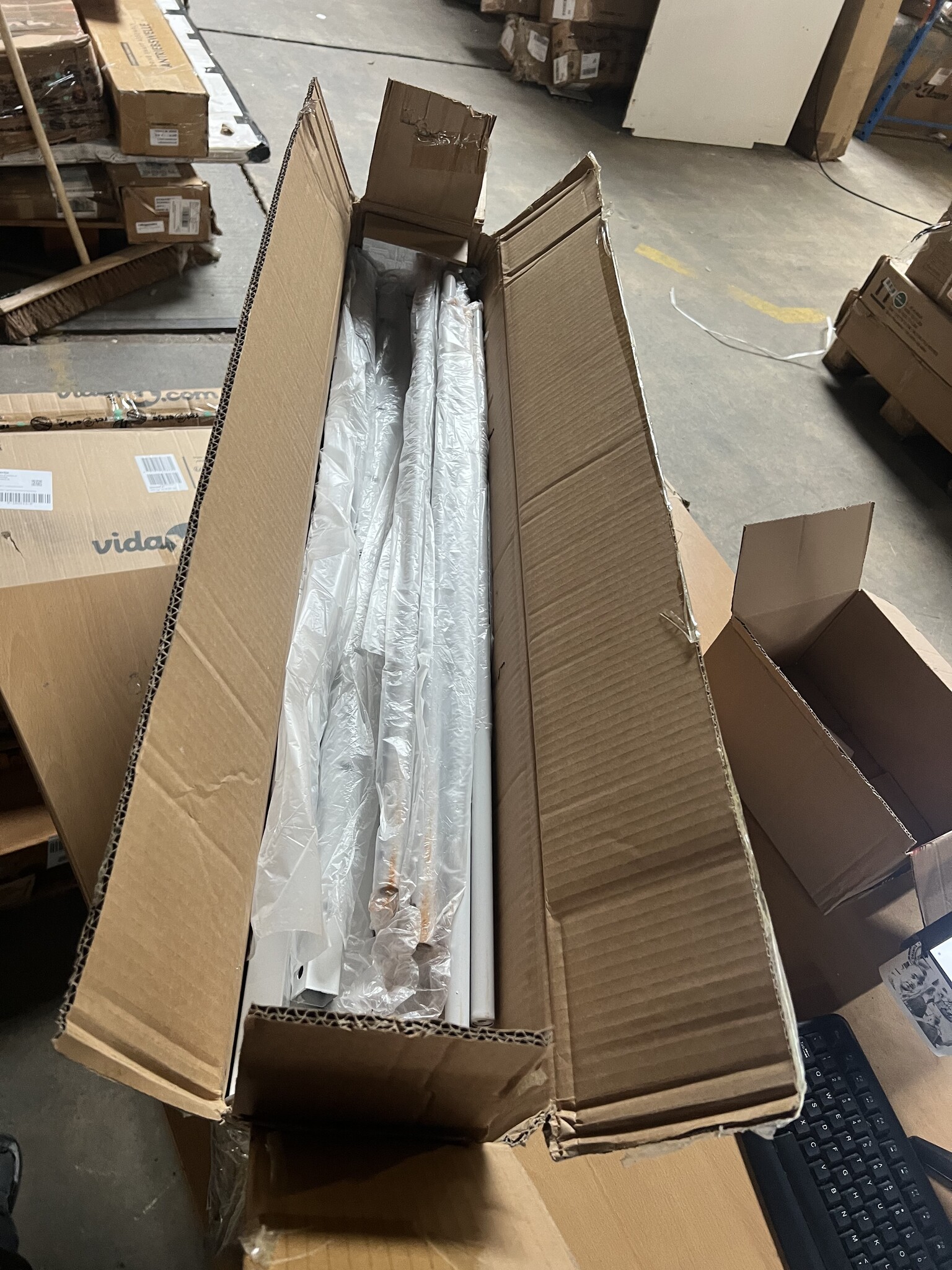 vidaXL Wit Metalen Bedframe 160x200 cm - 54% Korting