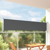 vidaXL Zijluifel Antraciet 60x300cm - 29% Korting