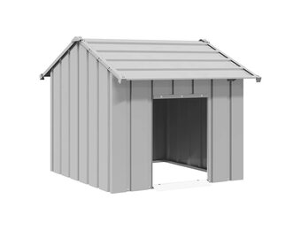Hondenhok met dak 85x107x81 cm Verzinkt Staal - 54% Korting