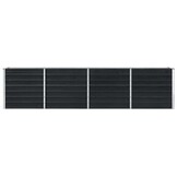 Verhoogde Plantenbak Staal Antraciet 320x40x77cm - 34% Korting