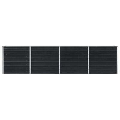 Verhoogde Plantenbak Staal Antraciet 320x40x77cm - 34% Korting