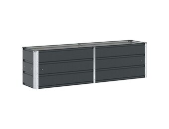 Plantenbak Antraciet Staal 160x40x45cm - 34% Korting!