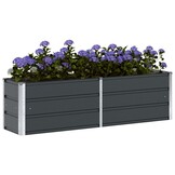 Plantenbak Antraciet Staal 160x40x45cm - 34% Korting!