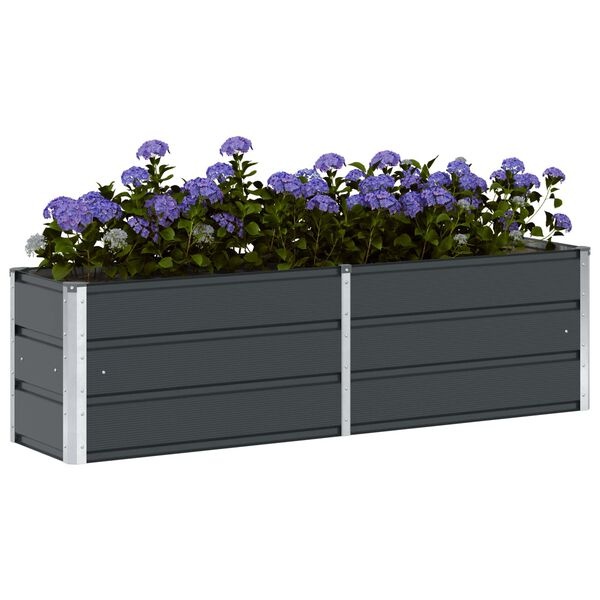 Plantenbak Antraciet Staal 160x40x45cm - 34% Korting!