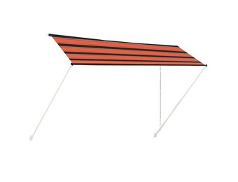 Uittrekbare Luifel 400x150 cm Oranje/Bruin - 34% Korting