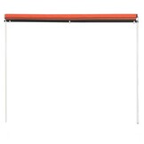 Uittrekbare Luifel 400x150 cm Oranje/Bruin - 34% Korting