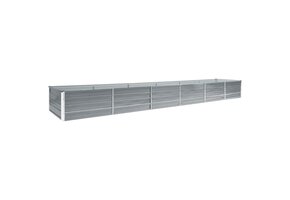 Verhoogde Plantenbak 480cm Staal Grijs - 59% Korting!