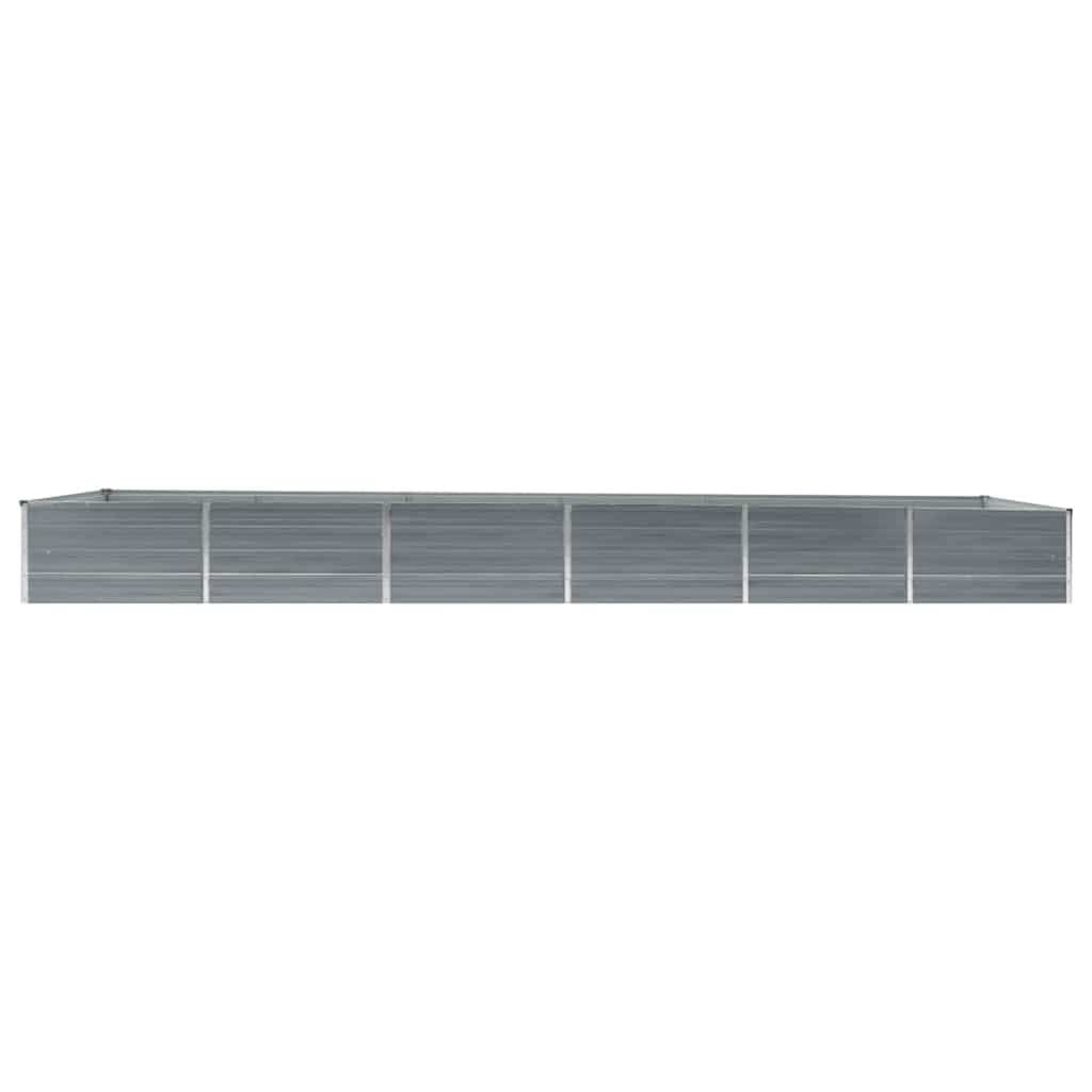 Verhoogde Plantenbak 480cm Staal Grijs - 59% Korting!