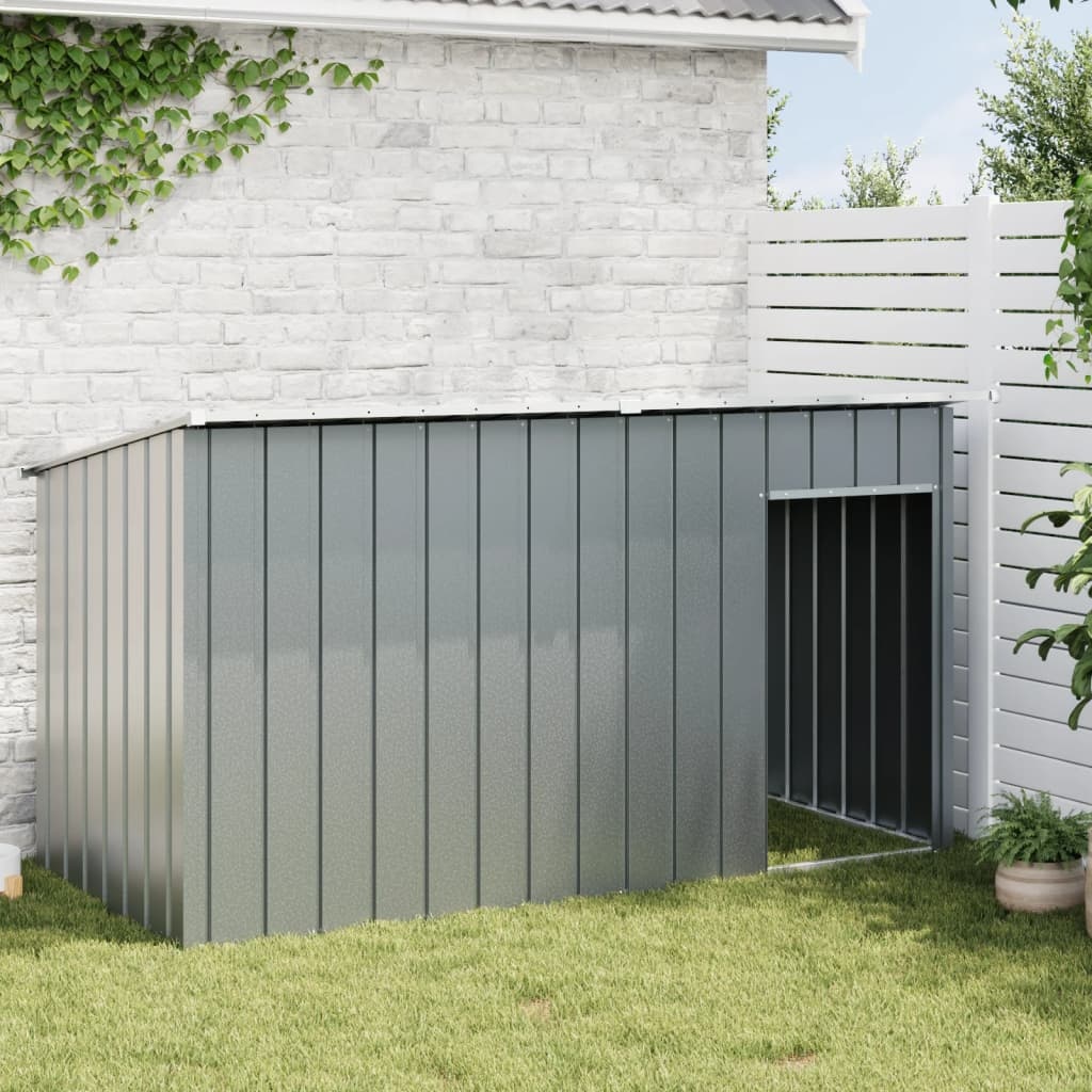 Hondenhok met dak 196x91x110 cm Staal Antraciet - 35% Korting!