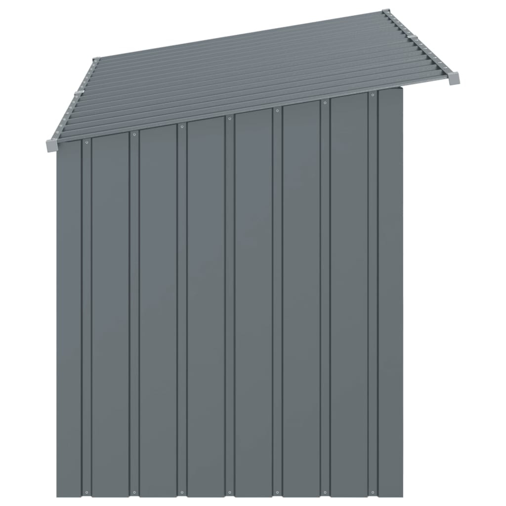Hondenhok met dak 196x91x110 cm Staal Antraciet - 35% Korting!