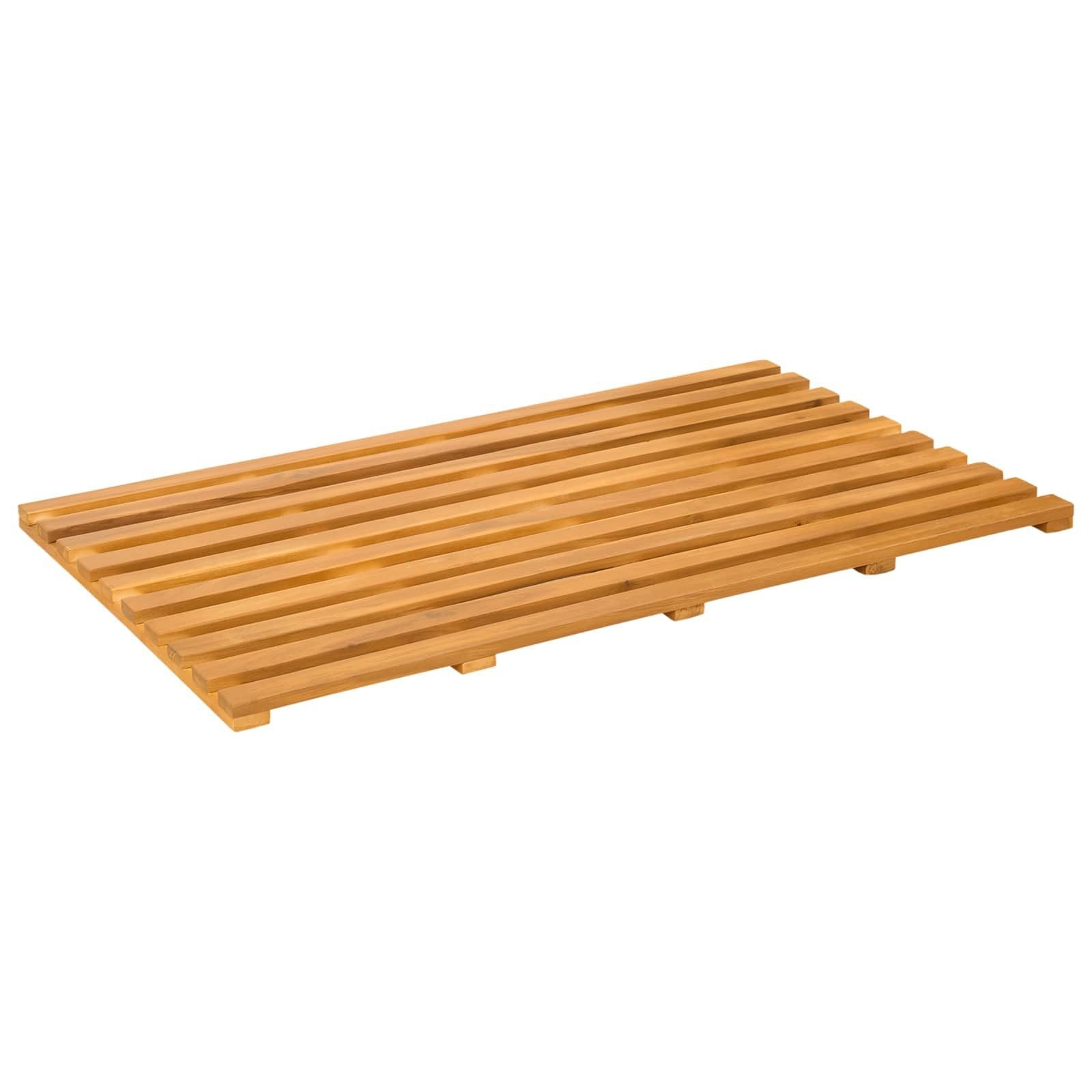 Houten Badmat Acaciahout Naturel 80x48 cm