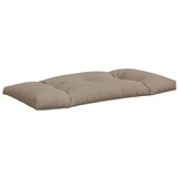 3-delige Palletkussens Set, Stof Taupe - 34% Korting