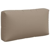 3-delige Palletkussens Set, Stof Taupe - 34% Korting