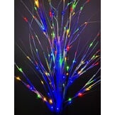 Witte LED Berk Kunstboom 180 cm met 8 Lichtstanden - 59% Korting