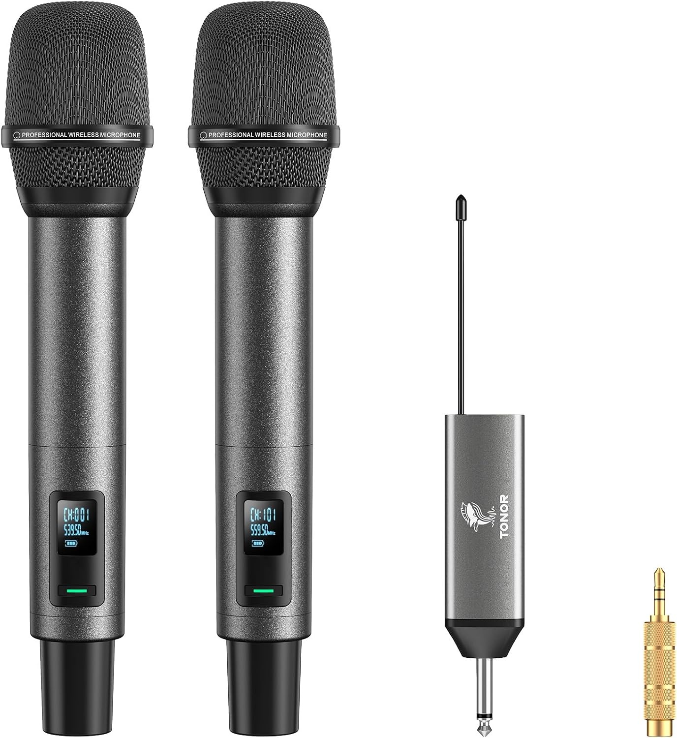 Draadloze Microfoon Set met 61% Korting - UHF 80m Bereik