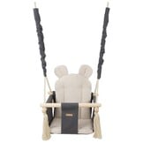 Babyschommel Grijs Beige Katoen/Hout - 46% Korting