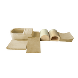 7-delige Beige Velvet Foam Speelset met Ballenbak & 100 Ballen (35% Korting)