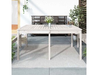 Houten Tuintafel Grenenhout Wit - 55% Korting