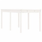 Houten Tuintafel Grenenhout Wit - 55% Korting