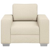 Comfortabele Beige Linnen Sofa Stoel 100 cm - 35% Korting!