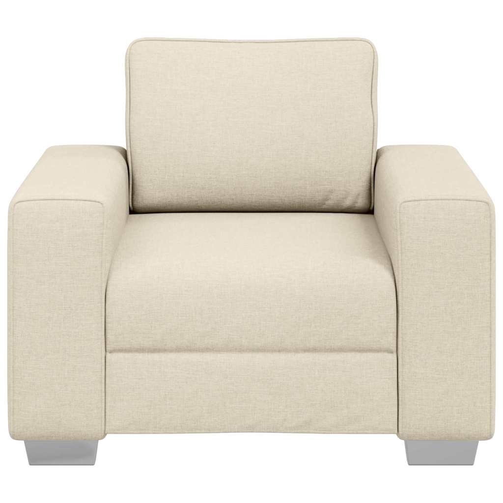 Comfortabele Beige Linnen Sofa Stoel 100 cm - 35% Korting!
