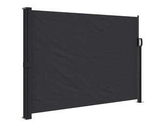 Uittrekbaar Windscherm 140x600 cm Zwart - 34% Korting