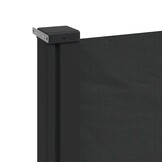 Uittrekbaar Windscherm 140x600 cm Zwart - 34% Korting