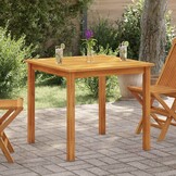 Acacia Houten Tuintafel 85x85x74 cm - 54% Korting