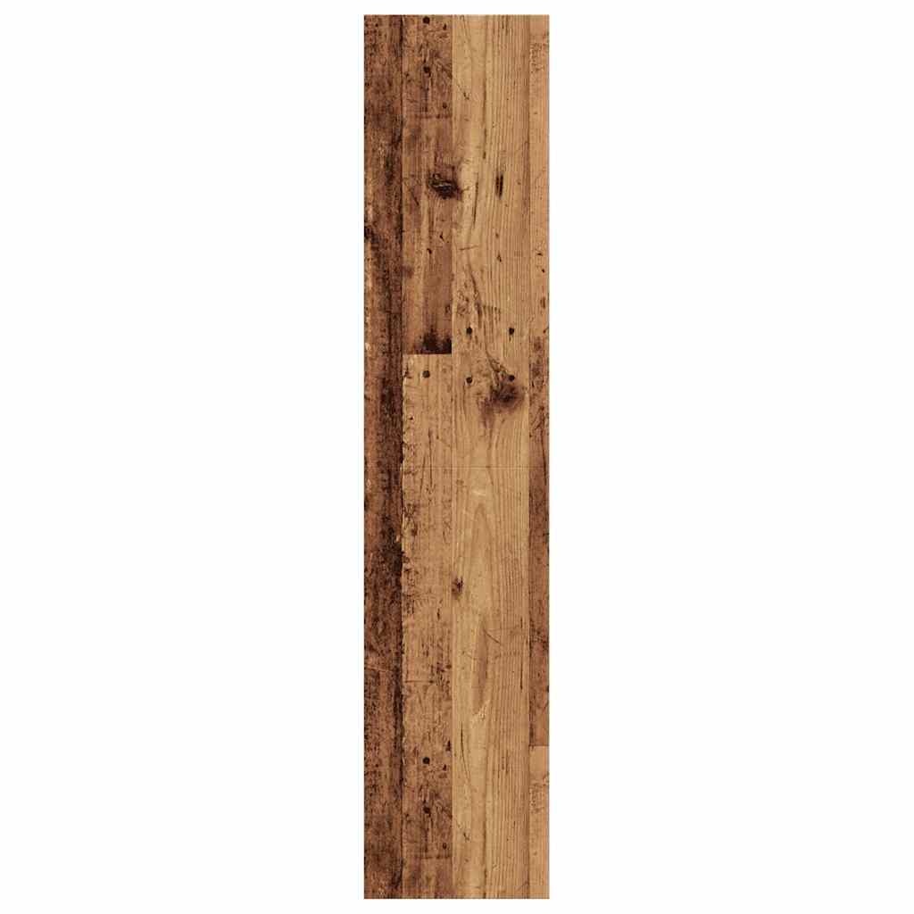 Boekenkast/TV-meubel 36x30x143cm Bewerkt Hout Oud Houtkleurig (29% Korting)