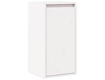 VidaXL Wandkast 30x30x100cm Grenenhout Wit - 34% Korting!