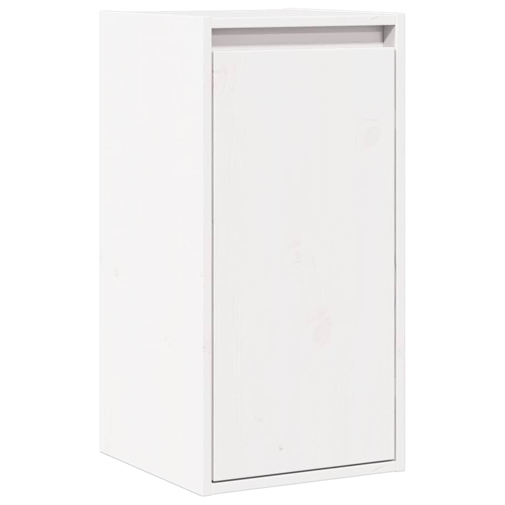 VidaXL Wandkast 30x30x100cm Grenenhout Wit - 34% Korting!
