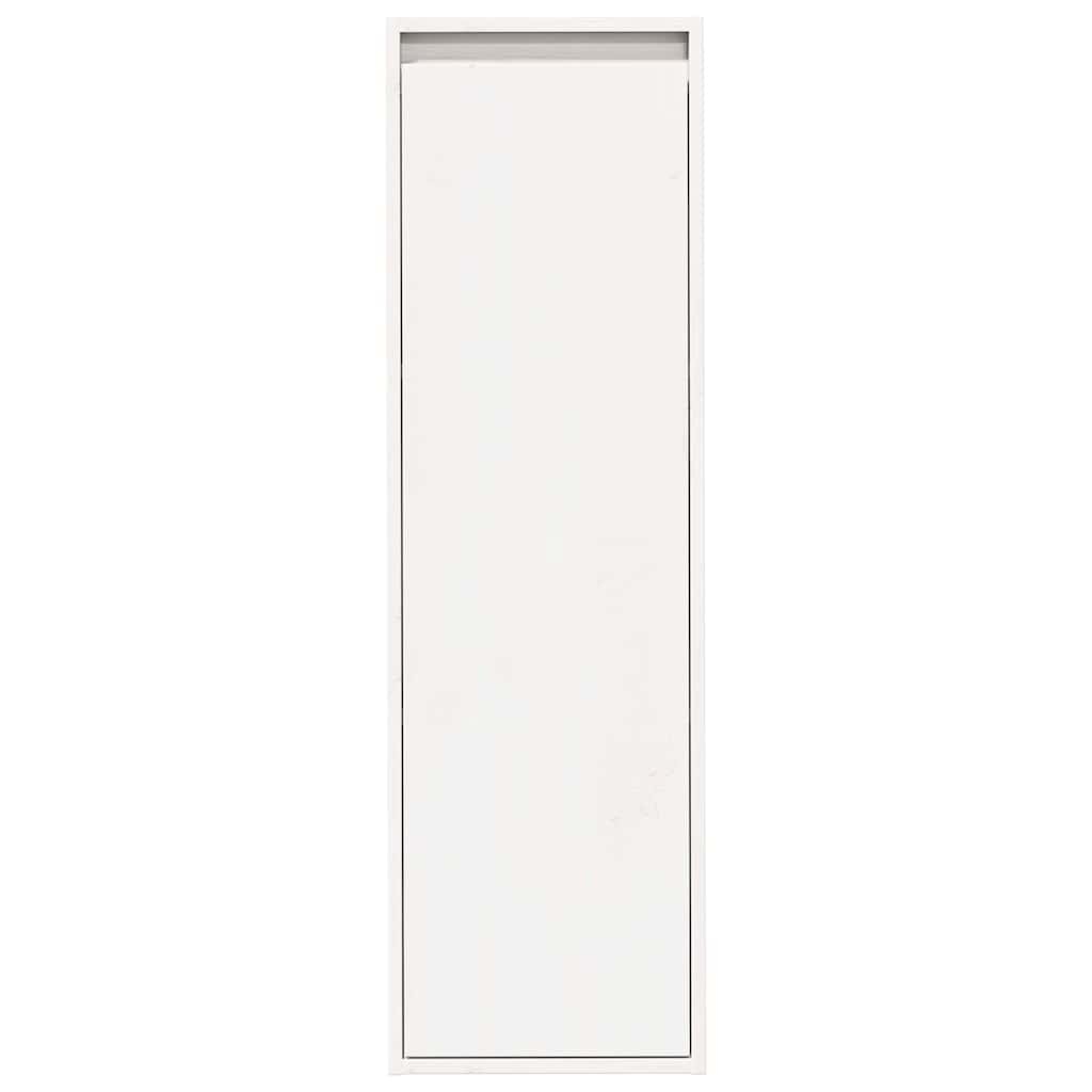 VidaXL Wandkast 30x30x100cm Grenenhout Wit - 34% Korting!