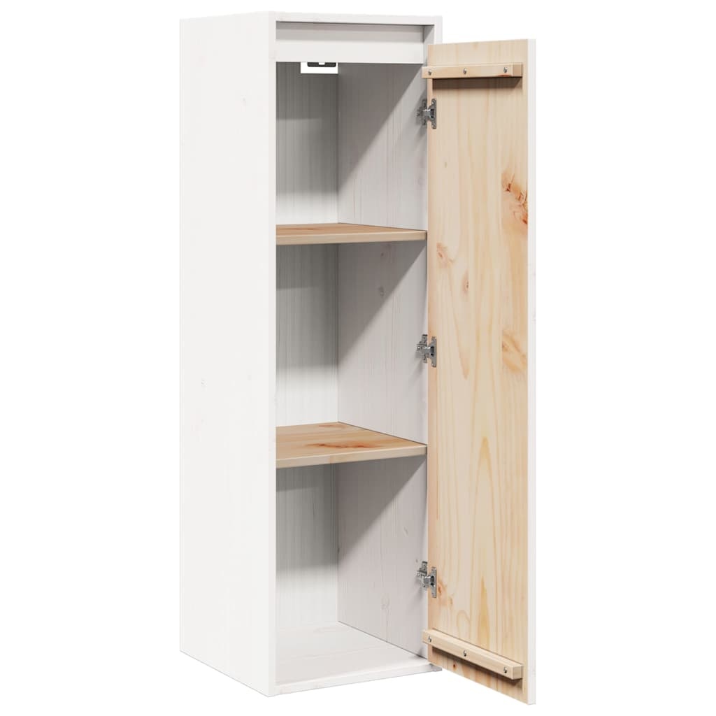 VidaXL Wandkast 30x30x100cm Grenenhout Wit - 34% Korting!