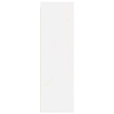 VidaXL Wandkast 30x30x100cm Grenenhout Wit - 34% Korting!