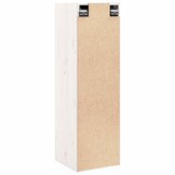 VidaXL Wandkast 30x30x100cm Grenenhout Wit - 34% Korting!