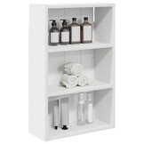 Witte Badkamerkast van Hout - 40x16x62,5 cm - 34% Korting