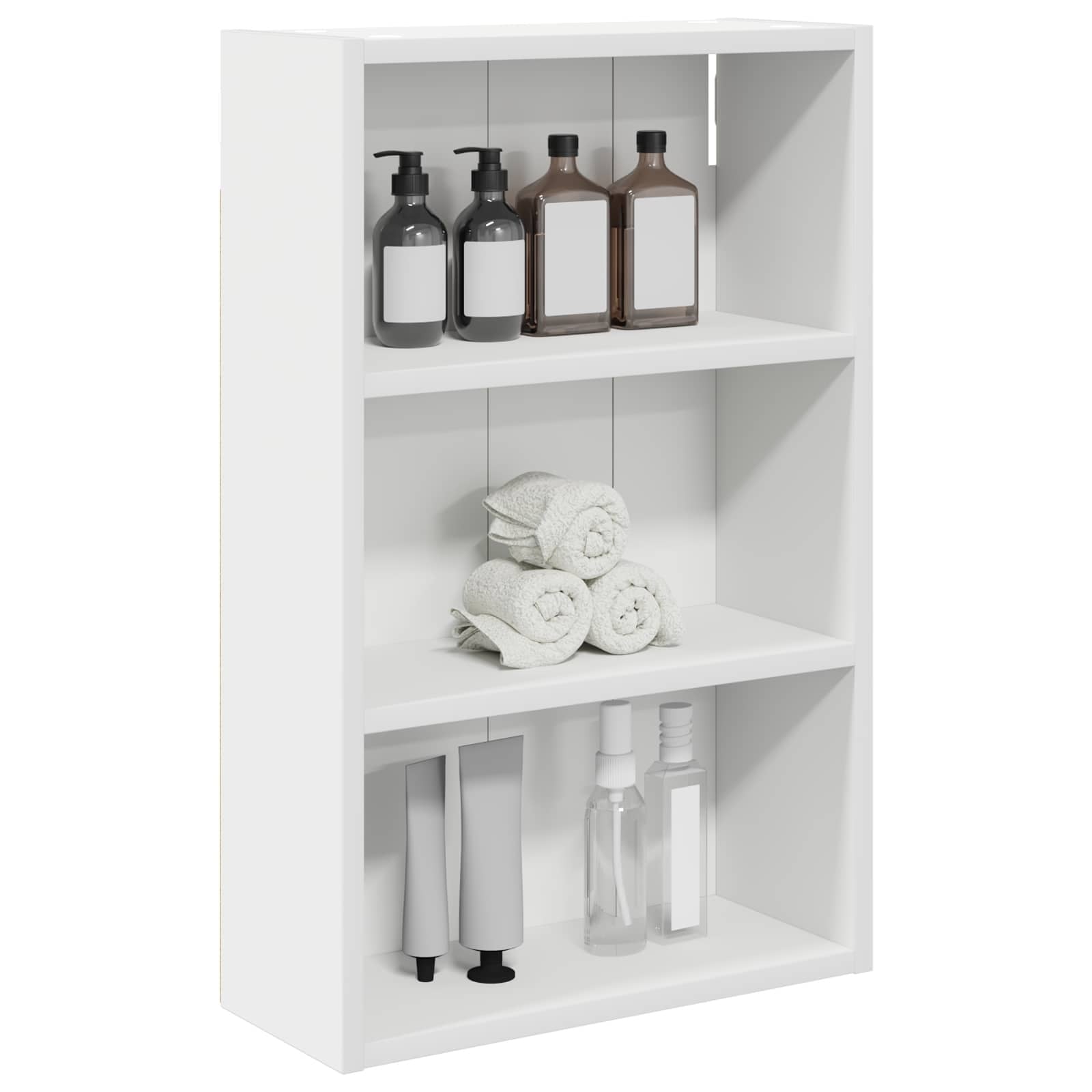 Witte Badkamer Wandkast 40x16x62,5 cm Hout - 58% Korting