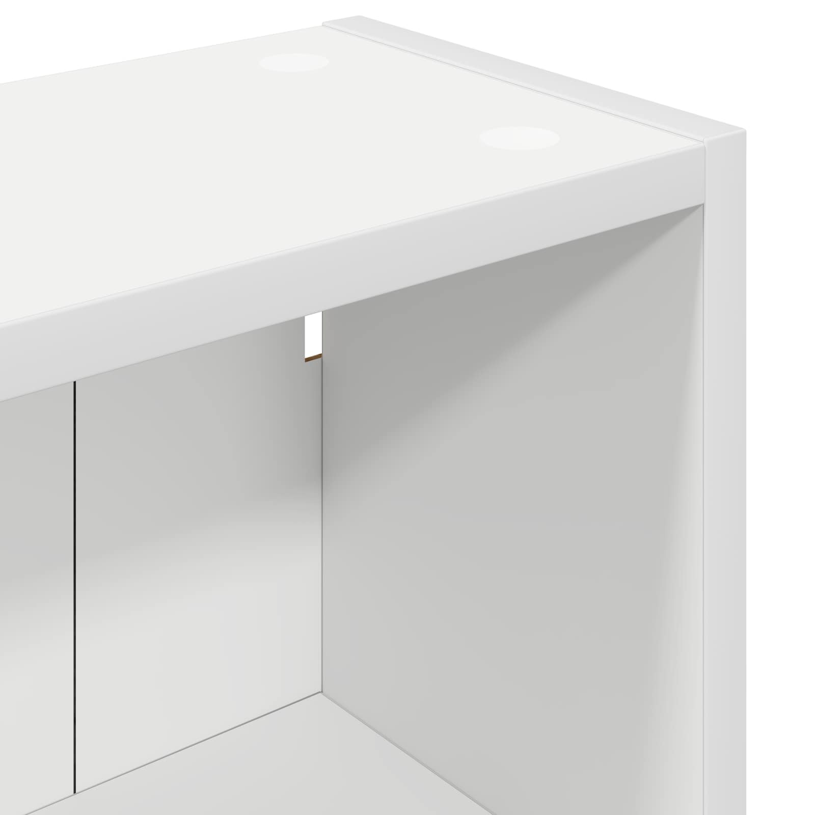 Witte Badkamerkast van Hout - 40x16x62,5 cm - 34% Korting