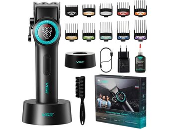 Draadloze Tondeuse met LED Display & Keramisch Mes - 34% Korting