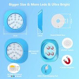 Dompelbare LED Zwembadverlichting RGBW (Set van 2) | 34% Korting